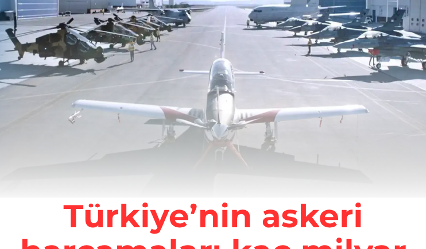 Türkiye’nin askeri harcamaları kaç milyar dolar oldu?