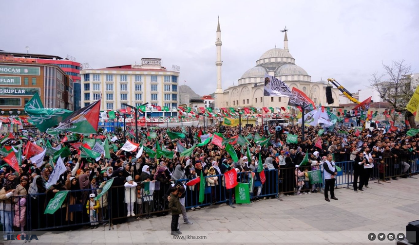 Van'daki Mevlid-i Nebi mitingi son buldu!