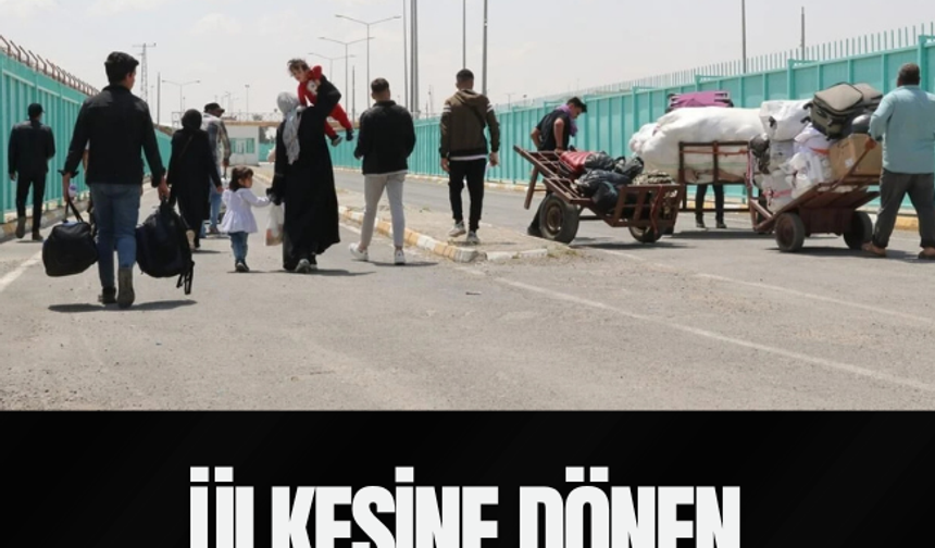 Ülkesine dönen Suriyeli sayısı açıklandı!