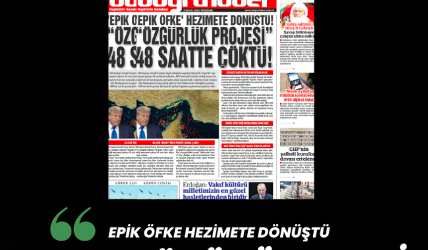 EPİK ÖFKE HEZİMETE DÖNÜŞTÜ,  TRUMP’IN “ÖZGÜRLÜK PROJESİ” 48 SAATTE ÇÖKTÜ