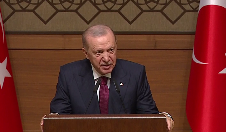 Cumhurbaşkanı Erdoğan'dan açıklamalar