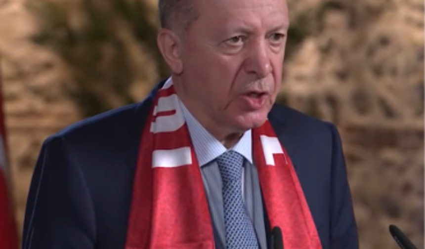 Erdoğan'dan A Milli Futbol Takımı'na destek mesajı