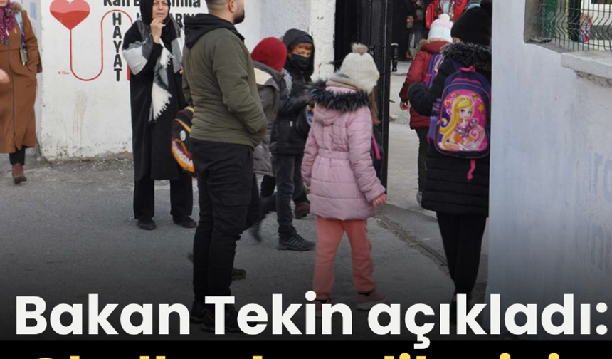Bakan Tekin açıkladı: Okullarda veliler için yeni dönem başlıyor