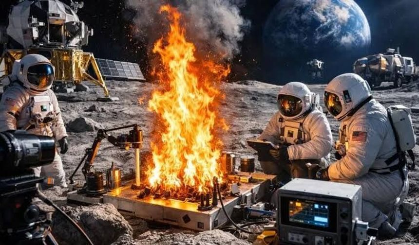 NASA Ay'ı Ateşe Verecek: Yangın Riski için Sıra Dışı Deney!