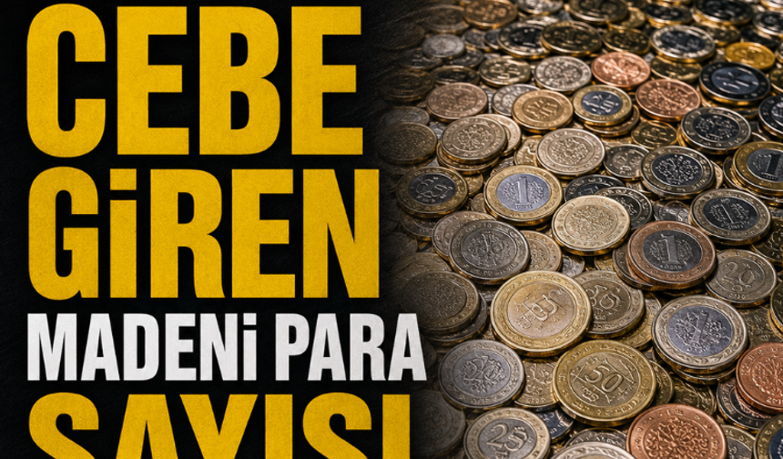 Altı  ayda cebe giren madeni para sayısı açıklandı