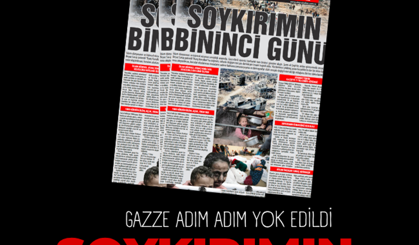 GAZZE ADIM ADIM YOK EDİLDİ  SOYKIRIMIN BİNİNCİ GÜNÜ