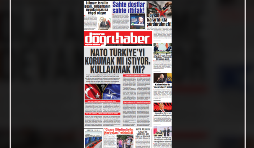 NATO TÜRKİYE'Yİ KORUMAK MI İSTİYOR, KULLANMAK MI?