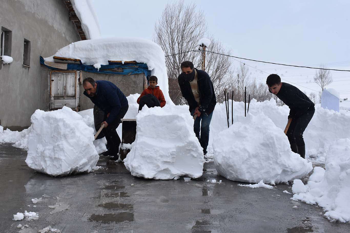 Bu görüntüler Sibirya'dan değil Bitlis'ten