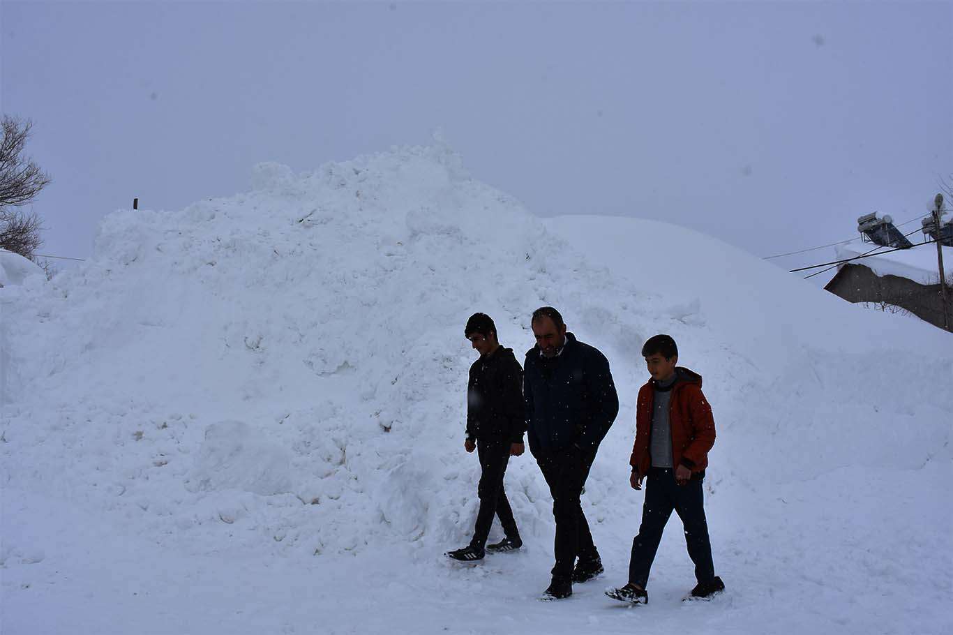 Bu görüntüler Sibirya'dan değil Bitlis'ten