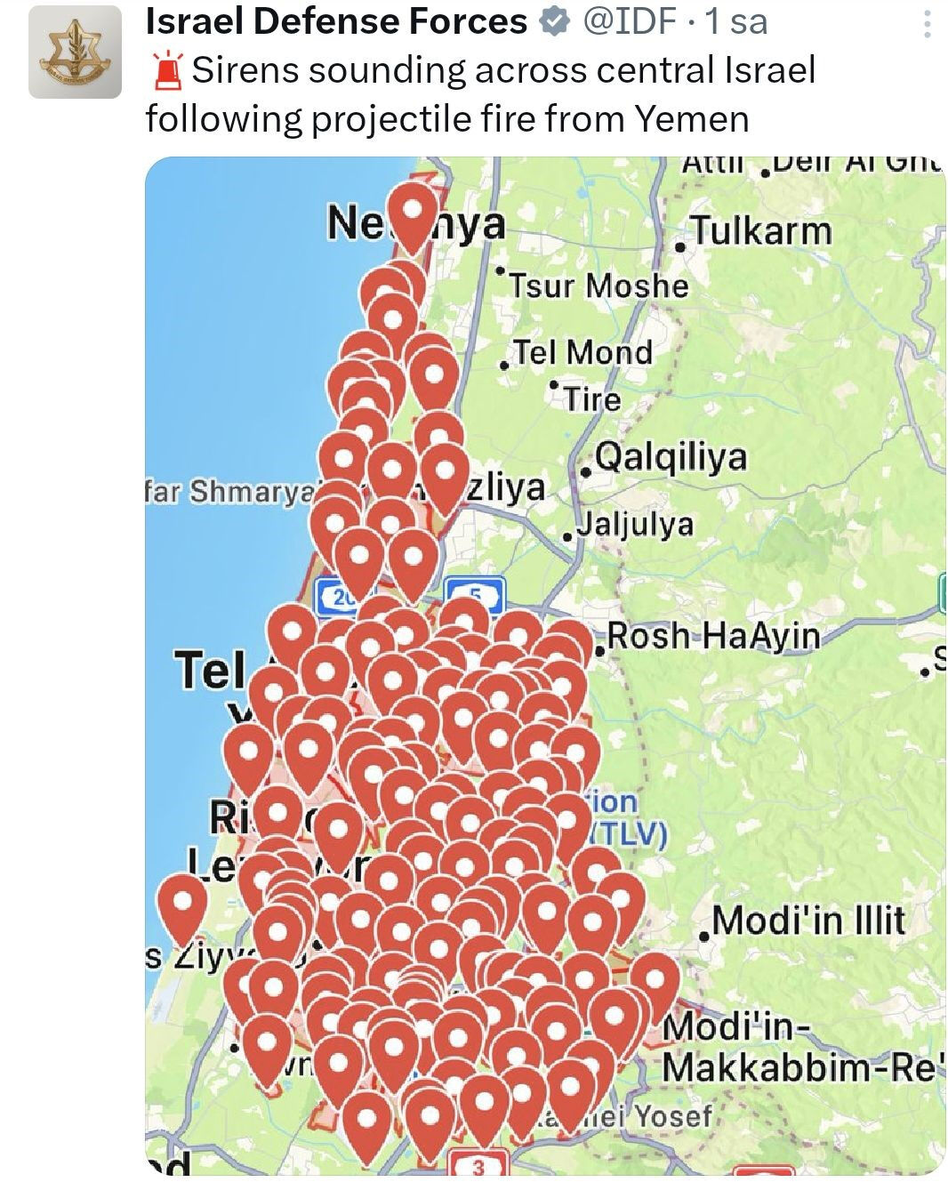 Husilerden Israile Fuze Yagmuru Ben Gurion Havaalaninda Ucuslar Yeniden Durdu 174755142590 1