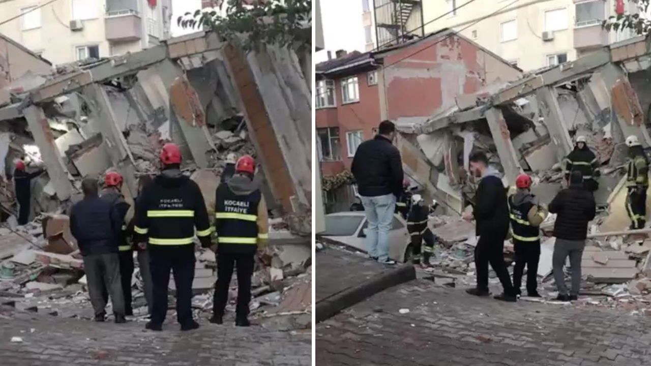 Son dakika: Gebze’de 6 katlı bina çöktü