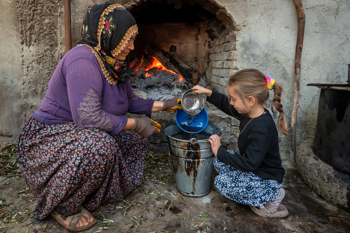 Hatay'da asırlık teknikle zeytinyağı üretiliyor