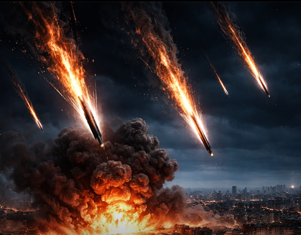 Siyonistler itiraf etti: İran'dan yüzlerce füze fırlatıldı!