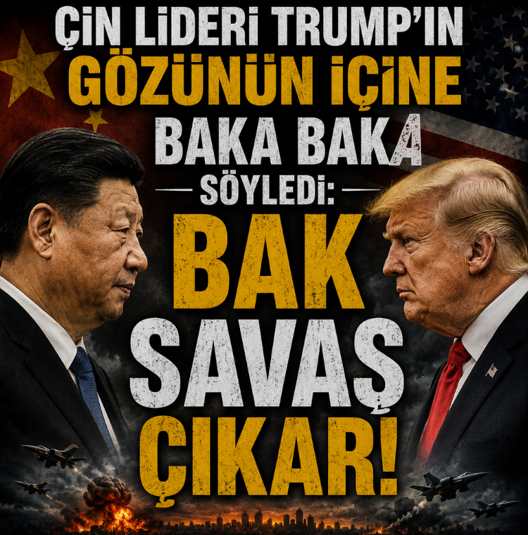 Çin lideri Trump'ın gözünün içine baka baka söyledi: Bak savaş çıkar