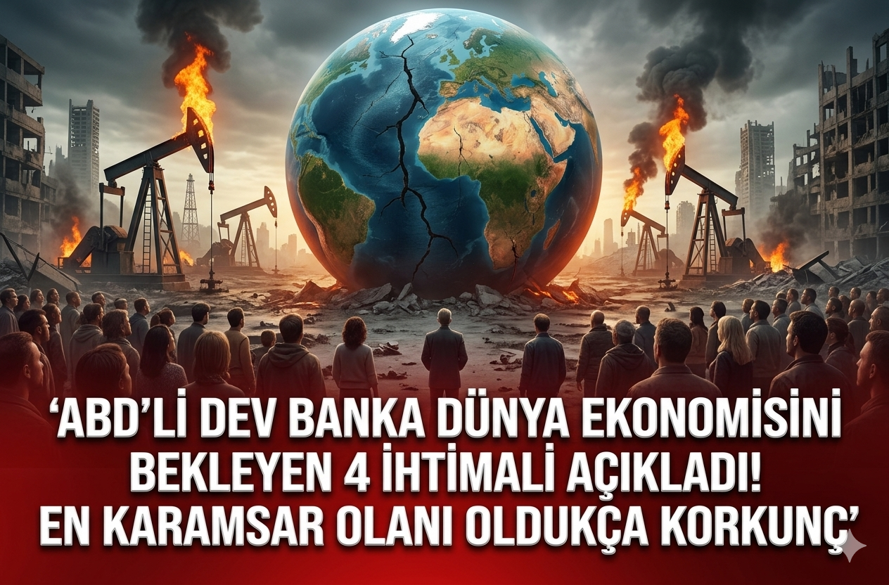 ABD'li dev banka dünya ekonomisini bekleyen 4 ihtimali açıkladı! En karamsar olanı oldukça korkunç
