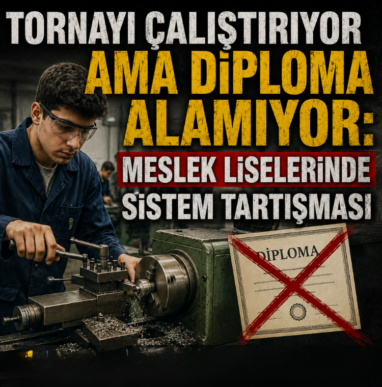 Tornayı çalıştırıyor ama diploma alamıyor: Meslek liselerinde sistem tartışması
