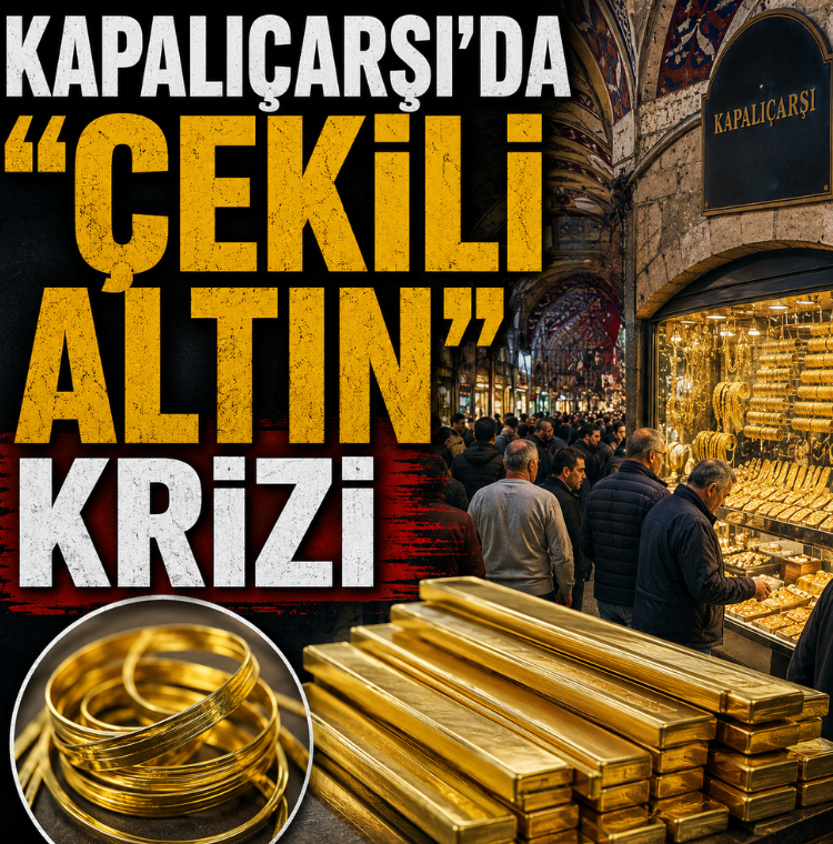 Kapalıçarşı’da “çekili altın” krizi