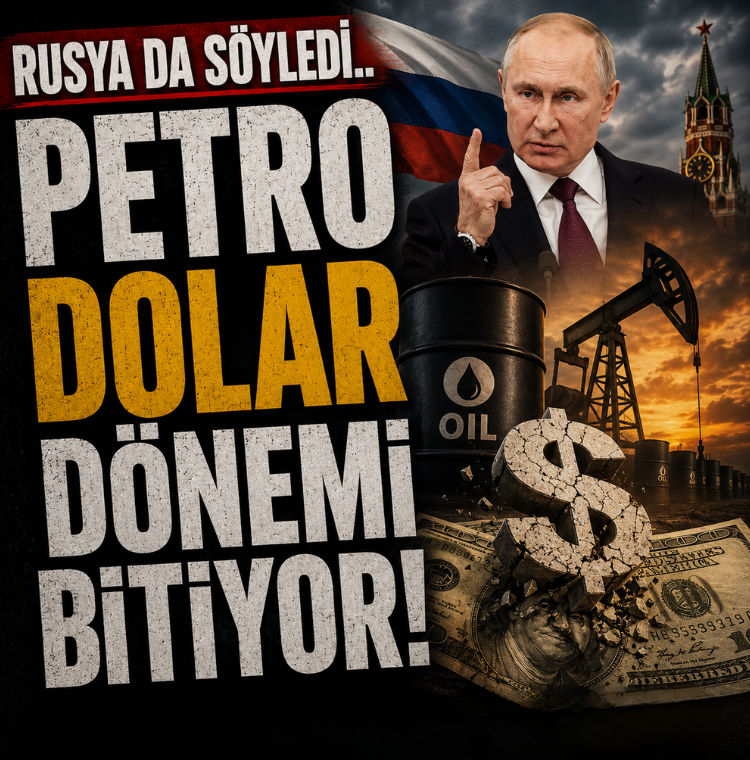 Rusya da söyledi.. Petrodolar dönemi bitiyor