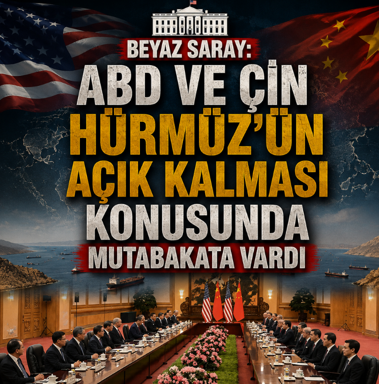 Beyaz Saray: ABD ve Çin Hürmüz'ün açık kalması konusunda mutabakata vardı