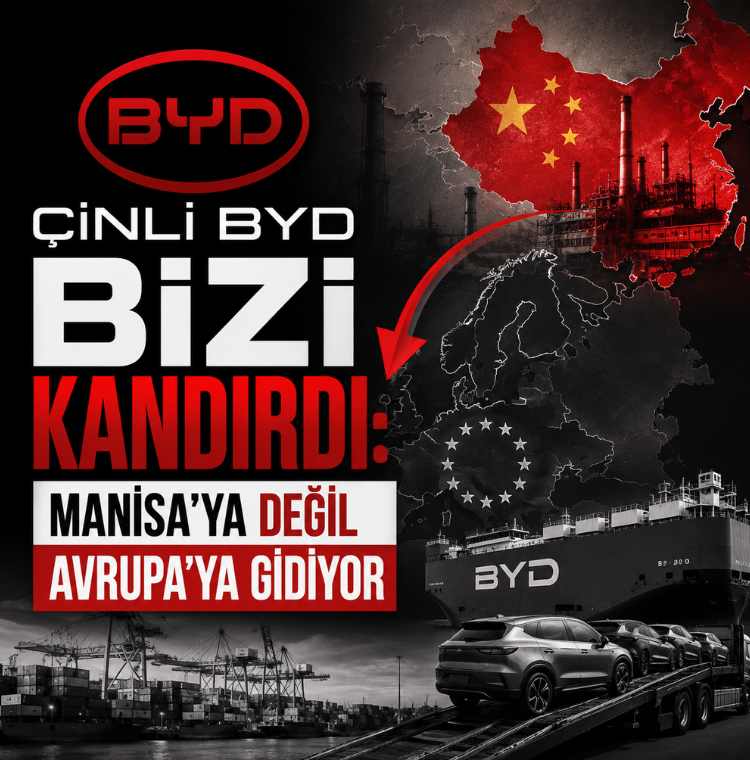 Çinli BYD bizi kandırdı: Manisa'ya değil Avrupa'ya gidiyor