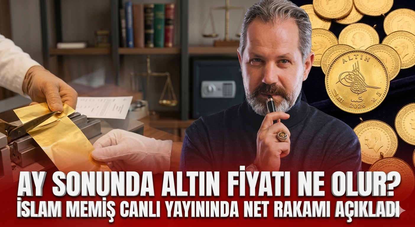 Ay sonunda altın fiyatı ne olur? İslam Memiş canlı yayınında net rakamı açıkladı