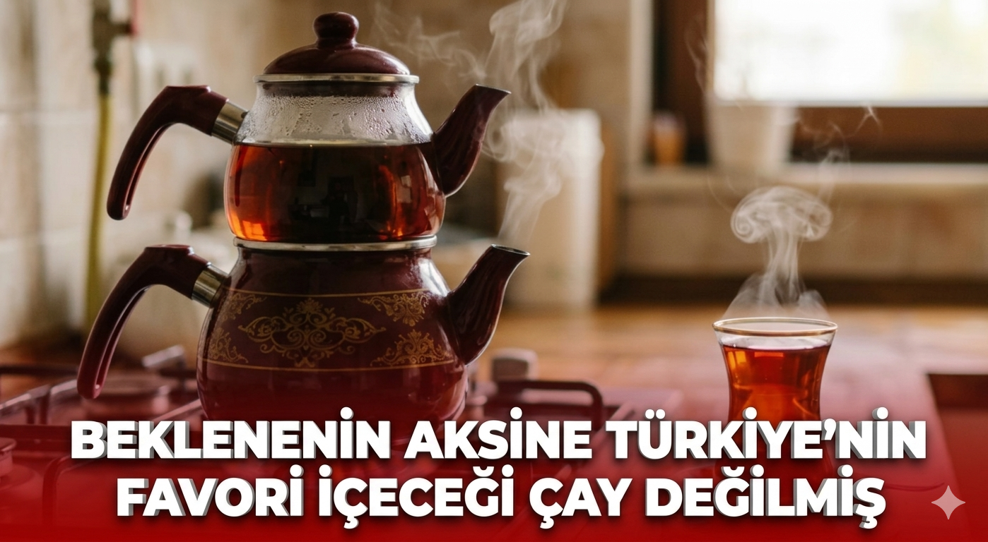 Beklenenin aksine Türkiye’nin favori içeceği çay değilmiş