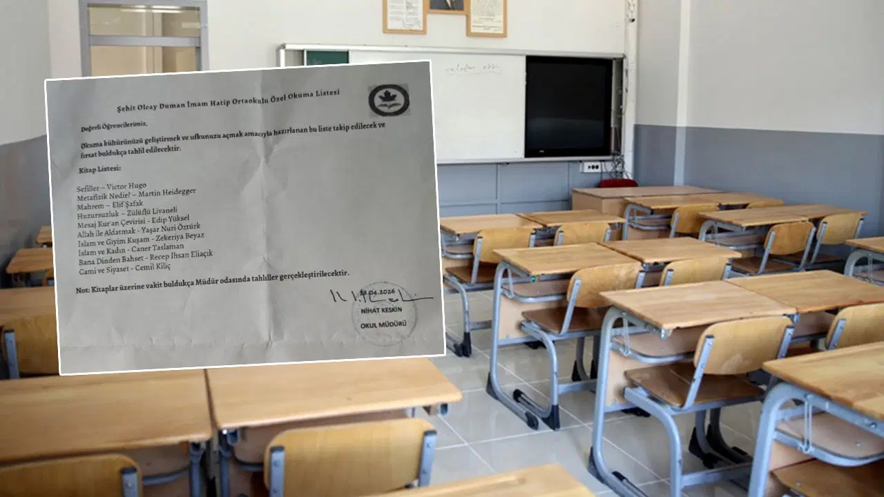 İmam hatip okulunda kitap listesi skandalı: Valiliktan son dakika açıklama