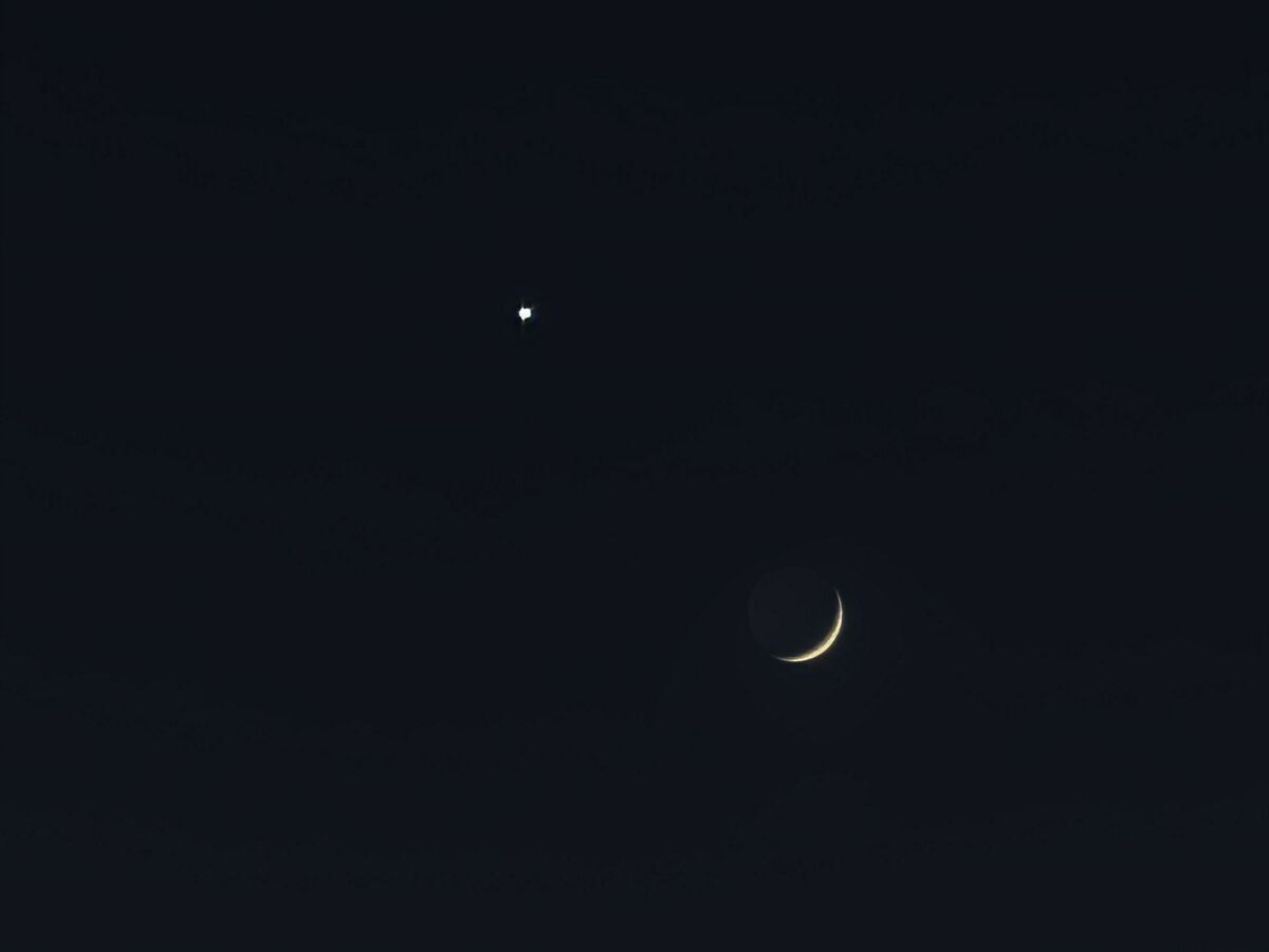 Aa 20260617 41704296 41704294 Hilal Ve Venus Ayni Kadrajda Bulustu (2)
