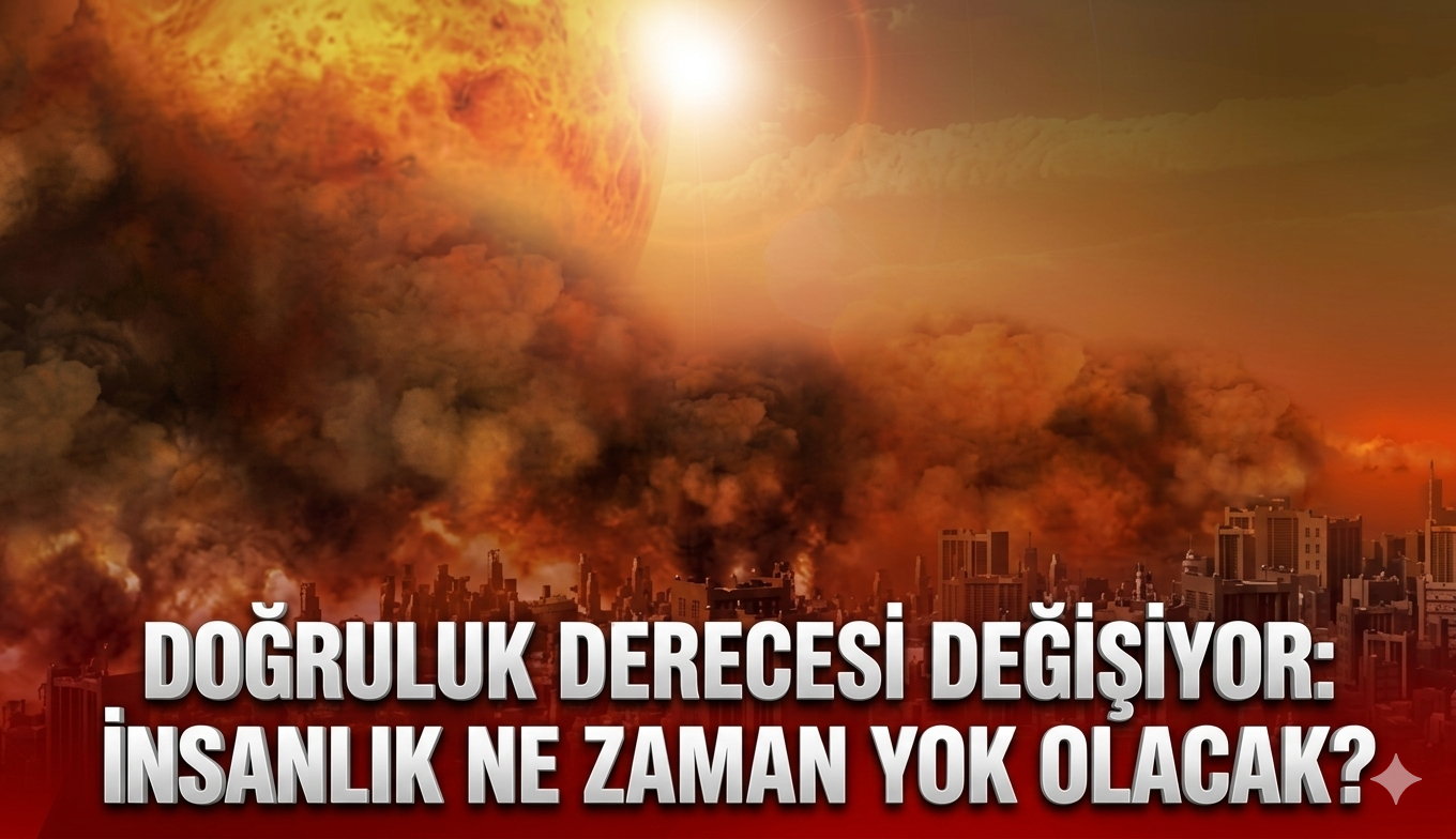 Doğruluk derecesi değişiyor: Dünyanın sonu ne zaman?