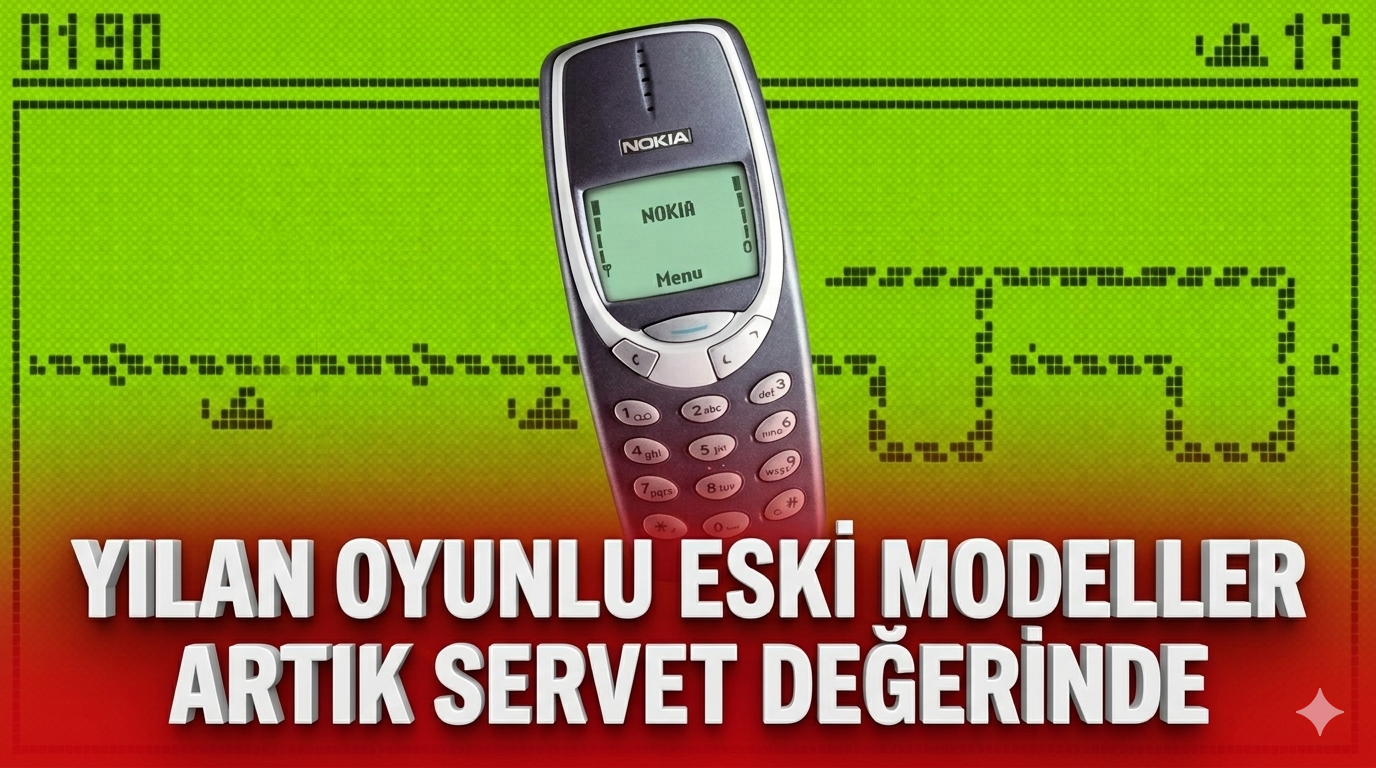 Yılan oyunlu eski modeller artık servet değerinde